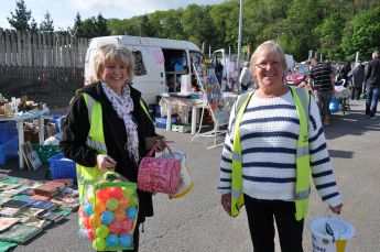 Two happy helpers